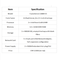 Server Rak 2288H V5 Baru Berkinerja Tinggi, Server Database, Server Cloud, Tersedia