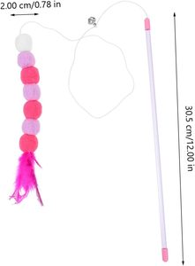 Accessoires pour animaux de compagnie : Jouet interactif pour chat à mouvement actif, bleu, avec autocollant – Meilleures ventes - Product Image 2