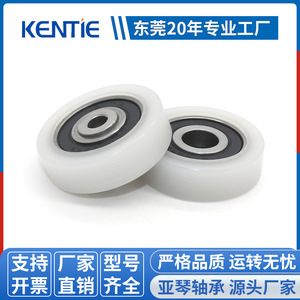 Rodillos Planos de Plástico PVDF Recubiertos con Rodamientos, No Estándar, 6*37.8*11mm, Directo de Fábrica - Product Image 5