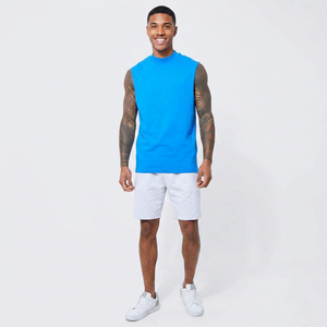 Débardeur sans manches de haute qualité pour hommes, personnalisé, respirant, en coton tricoté, style décontracté, broderie en sublimation 3D - Product Image 1