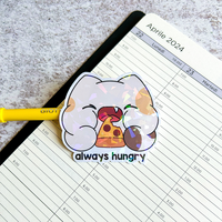 Faible MOQ pour la papeterie holographique, commande OEM et en gros disponibles, feuille d'autocollants Kawaii en relief
