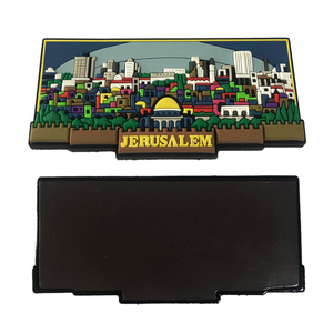 Aimant de réfrigérateur personnalisé en PVC, souvenir de <span class=keywords><strong>ville</strong></span> 3D (<span class=keywords><strong>Mexique</strong></span>, Londres, Jérusalem) avec vue panoramique, idéal comme souvenir de voyage d'Israël - Product Image 1