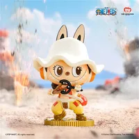 Оригинальная серия Popmart Labubu X Onee Piece, аутентичная поп-Mart, новая глухая коробка с монстрами, модные фигурки, игрушки, таинственные коробки