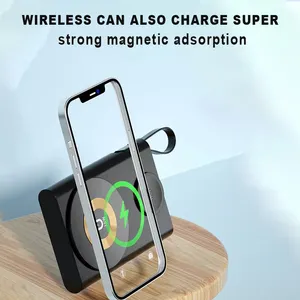 3 In 1 Phone And Watch Charging Wireless Magnetic Power Bank 10000mah Emergency Power Bank Charging Wireless