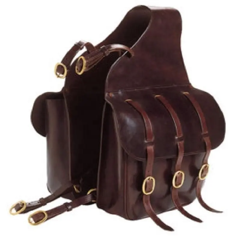 Manaal entreprises Western – sac de selle en cuir de qualité supérieure, Design classique en cuir véritable, Design de qualité classique