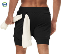 Vêtements de sport de fitness écologiques de haute qualité, personnalisés, à compression, à séchage rapide, respirants, avec fermeture à cordon mi-long.