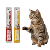 Friandises humides pour chat, barres de mousse, collations humides pour chat, friandises riches en vitamines et minéraux pour chats