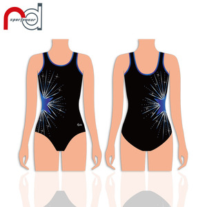 Sublimated <strong>Rhythmic</strong> Long Sleeves Children Athletics Wear Rhinestones <strong>Gymnastic</strong> <strong>Leotard</strong> - Product Image 5
