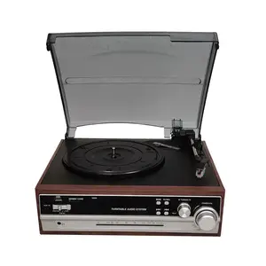 Antiker Plattenspieler-Player Original-Schallplatten mit MP3-Konverter