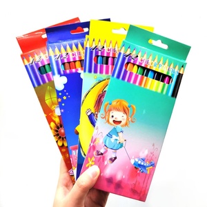 Juego de Lápices de Colores Personalizados a Precio Económico, Lápices de Madera Natural con Color Personalizado, Caja de Lápices Hexagonales para Niños y Estudiantes - Product Image 1