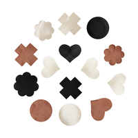 Pasties de mamelon en tissu satiné pour femmes de haute qualité avec patch de couverture de poitrine jetable pour vêtements de fête et accessoires intimes