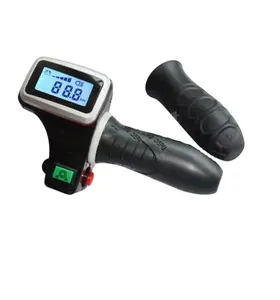 电动摩托车自行车手柄带显示数字开关带动力锁和仪表