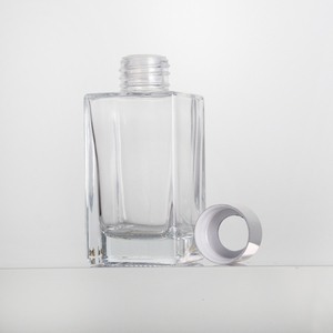 Sıcak satış lüks kare kamış cam şişe 40ml <span class=keywords><strong>80ml</strong></span> 100ml 120ml temizle boş vida difüzör pompa püskürtücü ile araç kullanımı için - Product Image 5