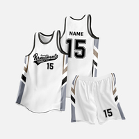 Maillot de basketball personnalisé en polyester respirant grande taille à séchage rapide avec impression numérique – Vente en gros usine