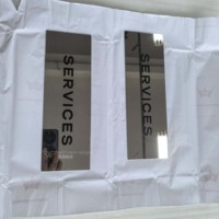 Miroir UV, Acier inoxydable brossé UV, Plaque gravée miroir, Panneau métallique personnalisé multi-processus pour enseignes de magasin et étiquetage industriel
