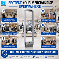 Sistema de Alarma Antirrobo Profesional AM EAS de 58kHz para Tiendas de Ropa y Supermercados, OEM