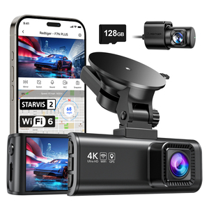 Cámara para Auto Redtiger Dealer F7NP 4k Wifi GPS, Cámara Doble Delantera y Trasera 4k, Sin Tarjeta - Product Image 1