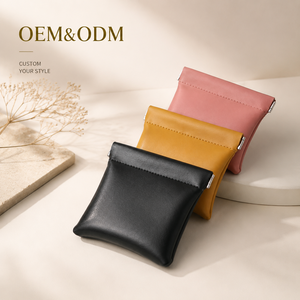 กระเป๋าหนัง PU กันน้ำ รีไซเคิลได้ พิมพ์โลโก้ได้ สำหรับใส่เครื่องประดับและเครื่องสำอางขนาดเล็กสำหรับการเดินทาง - Product Image 1