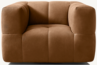 Chaise pivotante en cuir personnalisable moderne de salon mobilier de loisirs d'intérieur luxueux