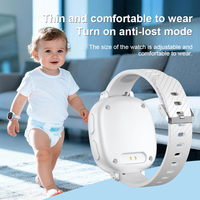 Montre d'alarme sans fil pour enurésie avec lumière colorée, vibration et rappel sonore, rechargeable, pour l'apprentissage de la propreté des enfants