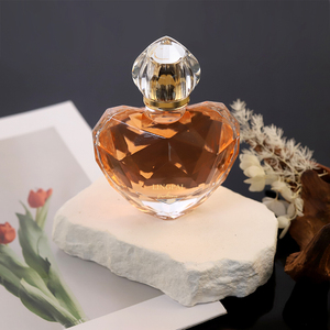 Tùy chỉnh Mẫu mỹ phẩm Chai thủy tinh, sang trọng 100 ml, hình trái tim chai rỗng với hộp, nước hoa chai thủy tinh - Product Image 4