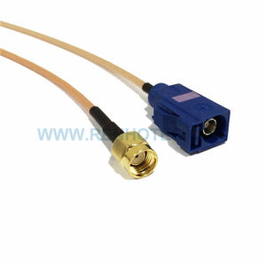 Conector Macho Fakra C de 4+2 Pines a Conector Macho RP SMA con Cable Pigtail para Radio DAB+ al por Mayor - Product Image 2