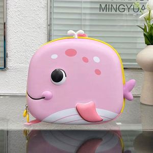 Wholesale Kids Hard Shell <b>Backpack</b> Mochila De Bebe Cute 3d Dolphin Cartoon School Bags for <b>Children</b> - Product Image 6