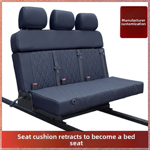 Siège de voiture pliable en cuir personnalisé, lit modifiable pour <span class=keywords><strong>camping</strong></span>-<span class=keywords><strong>car</strong></span>, siège-lit variable pour fourgon, chaise de <span class=keywords><strong>camping</strong></span> - Product Image 4