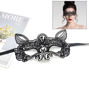 Apliques de Encaje Negro al por Mayor para Fiestas, Accesorios para Mujer, Bodas, Halloween - Product Image 6