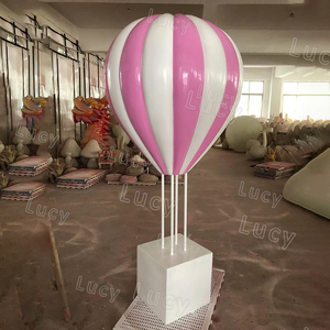 Sculpture en fibre <span class=keywords><strong>de</strong></span> verre <span class=keywords><strong>de</strong></span> montgolfière <span class=keywords><strong>de</strong></span> style artificiel pour vitrine, pièce maîtresse <span class=keywords><strong>de</strong></span> cadeau ou accessoire axé sur le thème <span class=keywords><strong>de</strong></span> l'art - Product Image 2