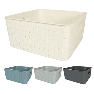 Home 12.2x12.2x5.5 Inch Folding Wood and Iron Woven Storage <b>Basket</b> for Kitchen Organizer Hanging <b>Food</b> Container - Product Image 1
