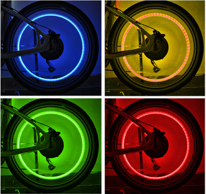 Offre Spéciale Émission de La couleur même shell Vélo de voiture Flash LED Valve de Pneu De Lumière Souches Cap Lampe Motorbicycle Roue/la lumière valve de vélo - Product Image 4