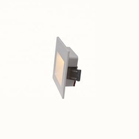 Luminaire d'extérieur en aluminium étanche à encastrer pour marches, seuils, escaliers, couloirs, murs latéraux, lumière d'angle murale LED