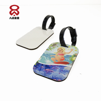 Étiquettes de bagages personnalisées, accessoires de décoration de voyage, Sublimation MDF vierge