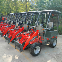 Vente directe usine Mini-chargeuse électrique à batterie pour usage domestique et agricole, chargeuse sur roues 0.4 0.5 0.9T, bulldozer de chantier