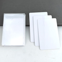 Tarjeta de Control de Acceso MIFARE Classic 1K 13.56Mhz, Tarjeta de PVC Blanca Imprimible, Tarjeta Digital sin Contacto RFID NFC para Negocios