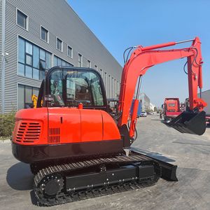 Excavadora de cadenas de 6 toneladas con garra multifuncional para madera y césped, equipo de construcción - Product Image 1