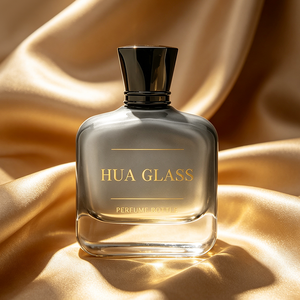 Flacon <span class=keywords><strong>de</strong></span> <span class=keywords><strong>parfum</strong></span> carré 100 ml à pulvérisation interne, design argenté, avec étiquette, capuchon en Zamac et boîte – Meilleures ventes - Product Image 5