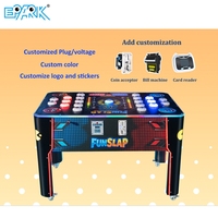 Amusement Machine Entertainment Jeu de vitesse de réaction à pièces avec lumières colorées et affichage des scores