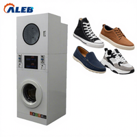 Machine à laver les baskets à monnayeur, sécheuse à chaussures, équipement industriel de nettoyage de chaussures, niveau d'eau réglable, temps de rinçage