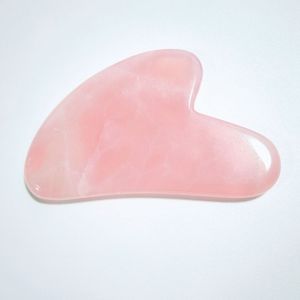 Trung Quốc guasha Board Rose Quartz màu hồng ngọc tự nhiên đá massager công cụ - Product Image 1