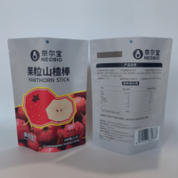 Hawthorn Geconserveerde Fruit Snack Stand-Up Pouch voor Proefpakketten