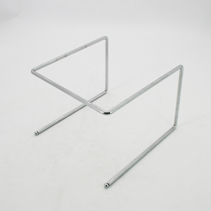 Chrome Mạ Kim Loại Dây Pizza Hiển Thị Chủ Rack Đứng - Product Image 4