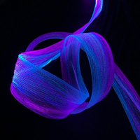 Kits de lumières LED en fibre optique IP65 en plastique pour plafond, mur, fête, décoration d'Halloween - Réseaux lumineux pour arbres de Noël