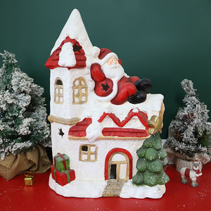 MGO – lumière Led personnalisée pour décoration de noël, artisanat en résine, cadeaux d'aigle, décoration de maisons de Village de noël - Product Image 2