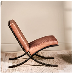 Fauteuil de salon moderne du milieu du siècle en velours, dossier capitonné, rembourrage en mousse, pieds en bois, fauteuil de détente pour la maison - Product Image 5