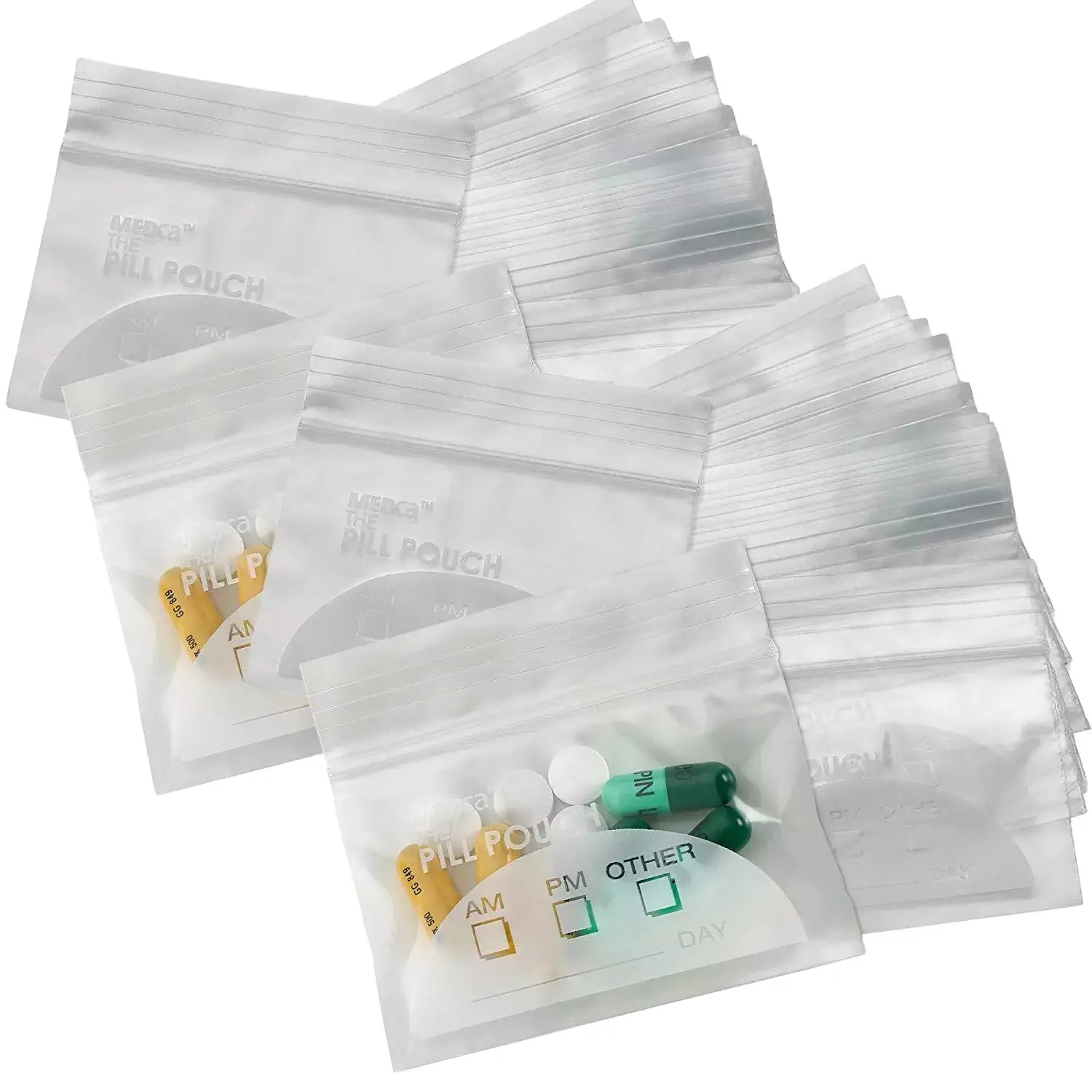 Medicine Pharmacy Plastic Ziplock Bag Medicine Envelope Dispensing drug and pills packaging zip lock bag pills bag