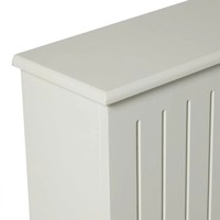 Meuble cache-radiateur en MDF de haute qualité, blanc neige, multifonctionnel, pour salon, mobilier de maison, montage facile, design moderne
