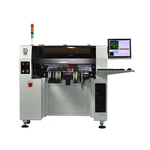 Sistema di montaggio superficiale Pick and Place Machine per SMT linea di produzione con 64 Feeder e 6 teste di montaggio