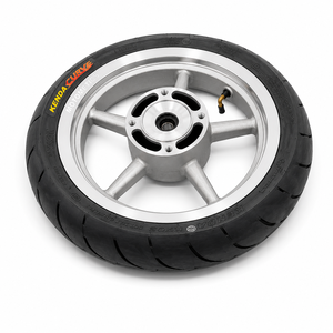 Ruedas Supermoto HSKABIN <span class=keywords><strong>Kenda</strong></span> Curve de 12 Pulgadas Listas para Enviar, para Motocicleta Eléctrica Tuttio Yozma, Llantas Cromadas - Product Image 3